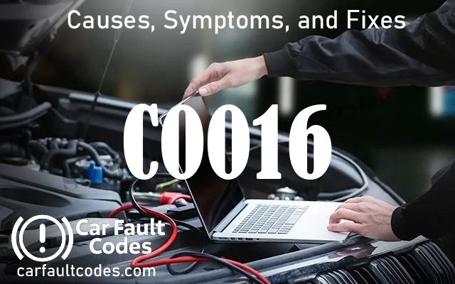 C0016 fault code