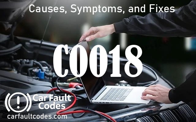 C0018 fault code