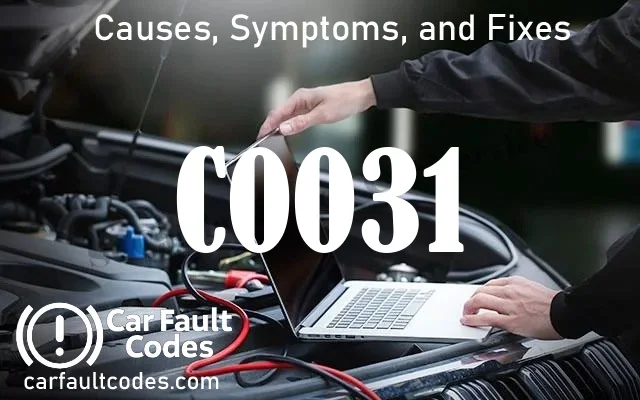 C0031 fault code