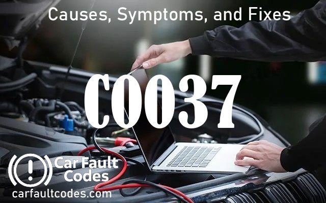 C0037 fault code