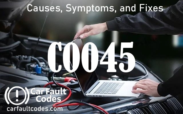 C0045 fault code