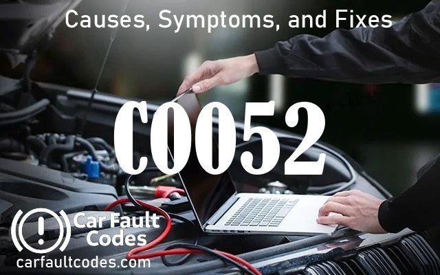 C0052 fault code