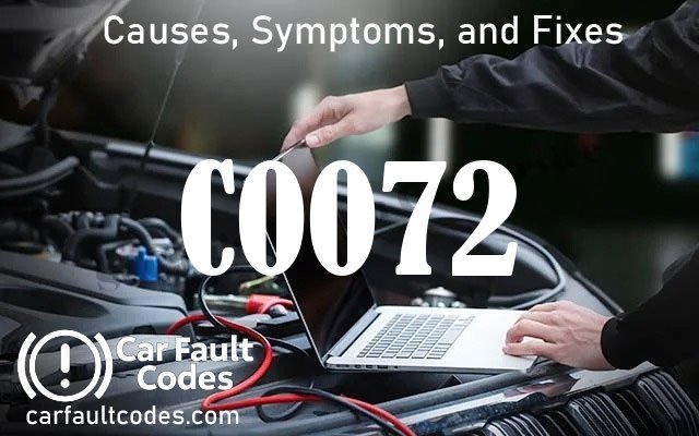 C0072 fault code
