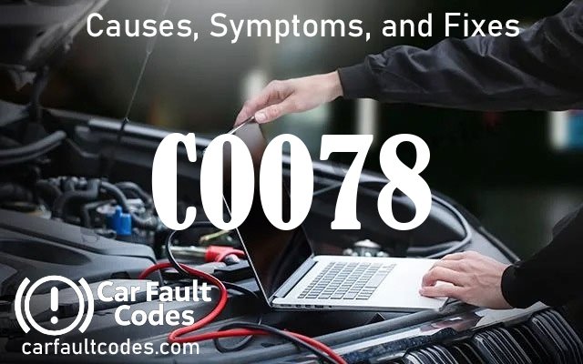 C0078 fault code