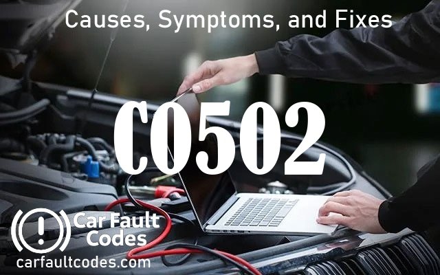 C0502 fault code