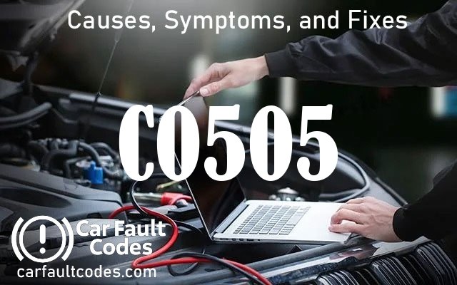C0505 fault code