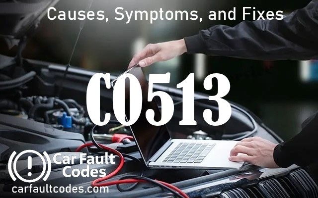 C0513 fault code