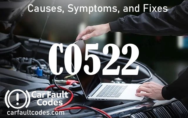 C0522 fault code