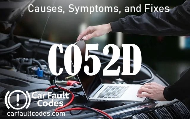 C052D fault code