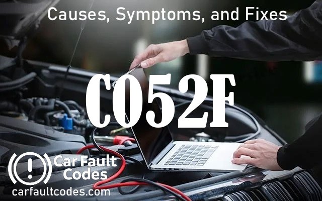 C052F fault code