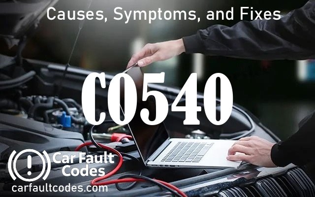 C0540 fault code