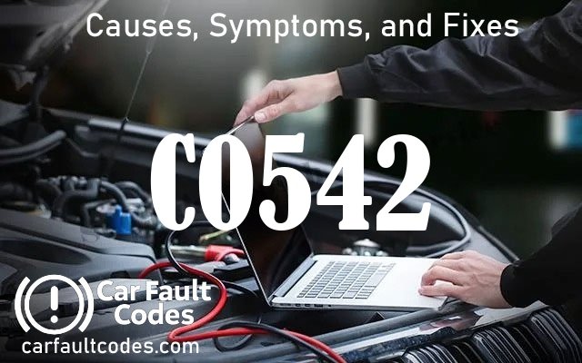 C0542 fault code