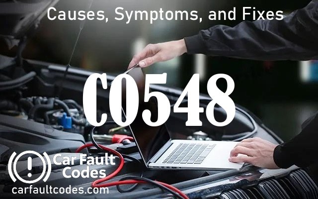 C0548 fault code