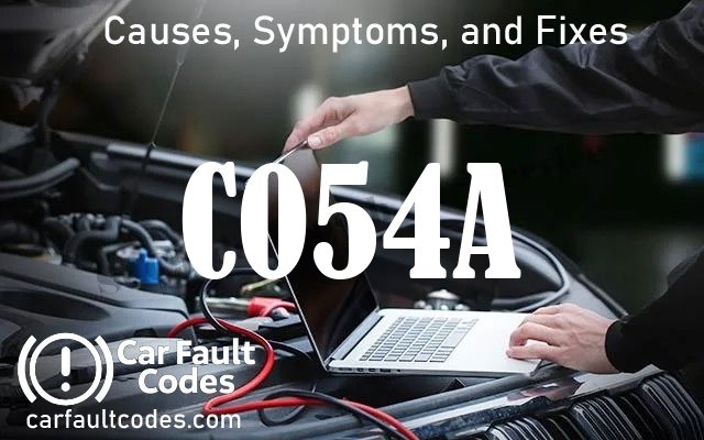 C054A fault code