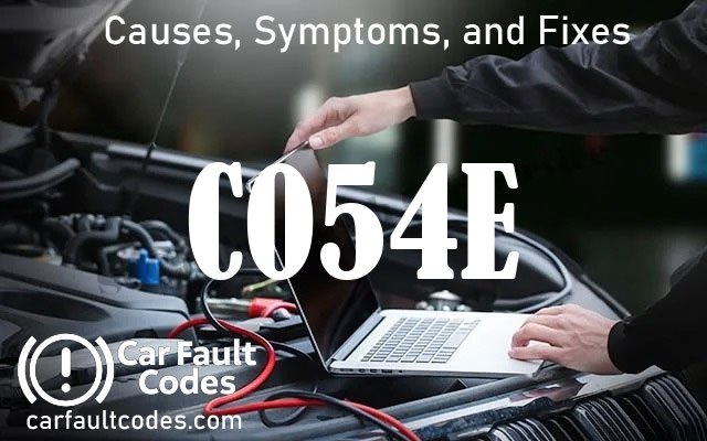 C054E fault code