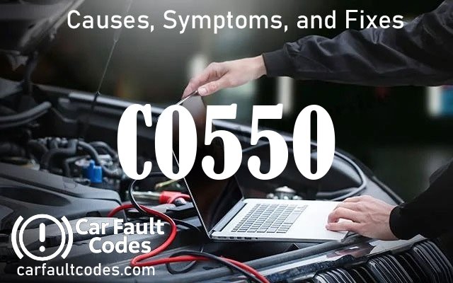 C0550 fault code