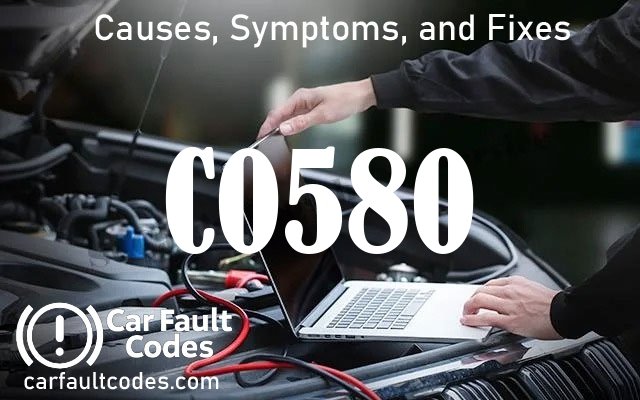 C0580 fault code