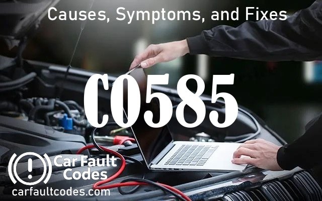 C0585 fault code