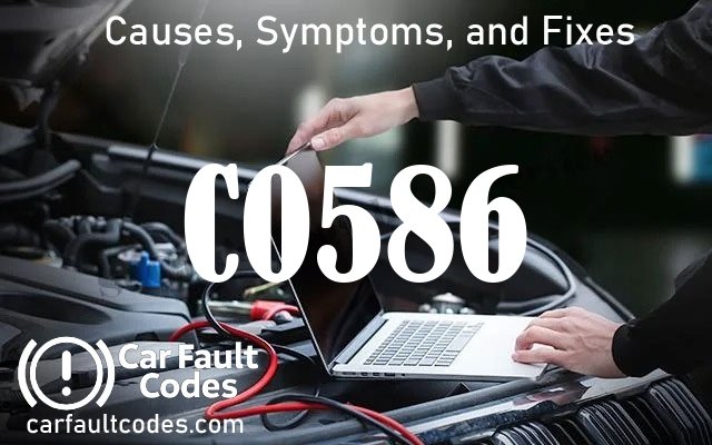 C0586 fault code