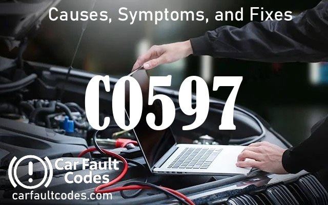 C0597 fault code